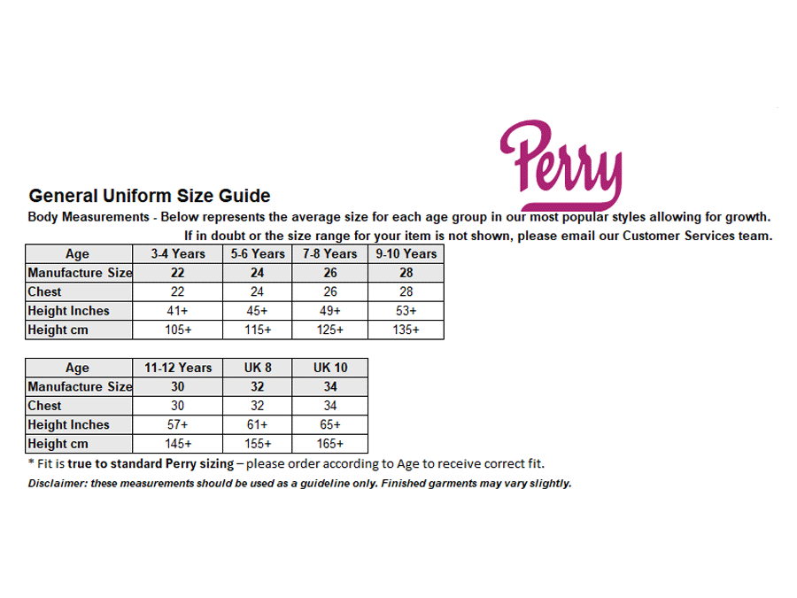 Sizing Guide